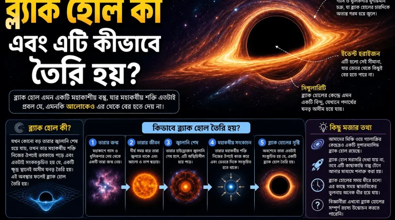ব্ল্যাক-হোল-কী-এবং-এটি-কীভাবে-তৈরি-হয়