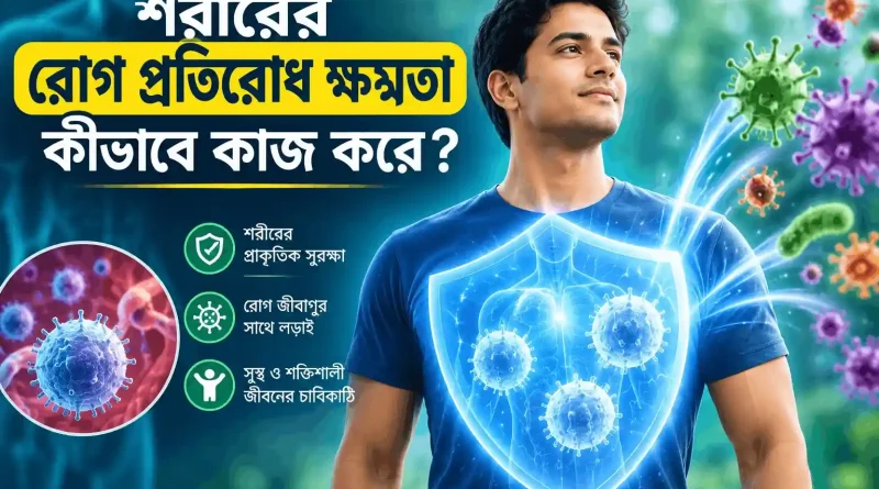 শরীরের রোগ প্রতিরোধ ক্ষমতা কীভাবে কাজ করে